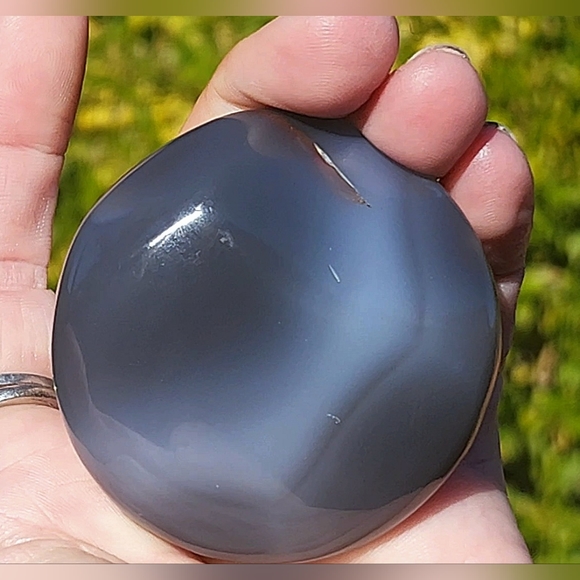 🦋🦋🦋 3/$25---Beautiful Orca Agate Palm Stone #2 - Picture 8 of 14